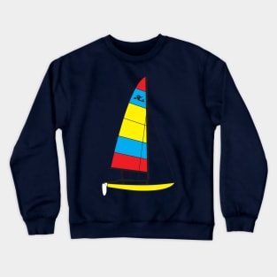 Hobie 14 Catamaran Sailboat Crewneck Sweatshirt